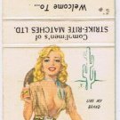 Matchbook Cover Great Lakes Matchcover Swap Fest London Ontario 1961 Like Brand
