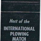 Matchbook Cover International Plowing Match 1972 Perth County