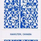 Matchbook Cover McMaster University Bookstore Hamilton Ontario