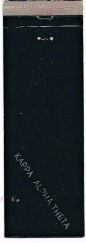 Matchbook Cover Kappa Alpha Theta