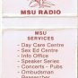 Matchbook Cover McMaster University Student Union Hamilton Ontario Sleuth