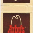 Matchbook Cover Araby's Roast Beef Sandwiches