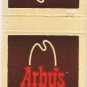 Matchbook Cover Araby's Roast Beef Sandwiches
