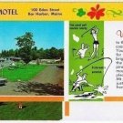 Bar Harbor Maine Advertising Brochure Bar Harbor Motel Fold Out