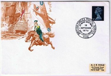 Commemorative Cover British Forces Postal Services 25th Anniversary 1970