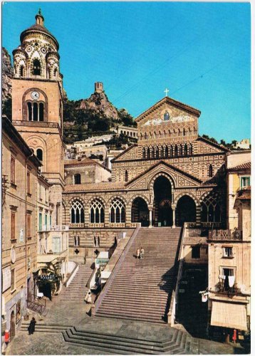 Italy Postcard Amalfi The Dome