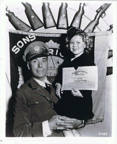 Shirley Temple Press Photo 8x10 Colonel Temple