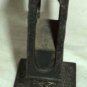 Ornate Silverplate Match Box Holder On Pedestal Embossed Curlicue Made in Japan
