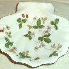 Wedgwood Candy Dish Wild Strawberry Clam Shell Made in England