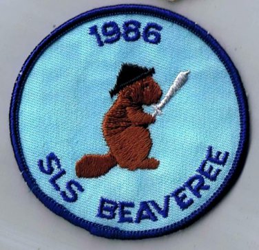 Scouts Canada SLS Beaveree 1986 Beaver With Sword