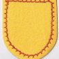 Wales Patch Badge Y Bala Meirionnydd Handpainted Handpainted Felt Backing 2.5x 3