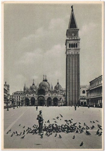 Postcard Venice Basilica di S Marco Italy