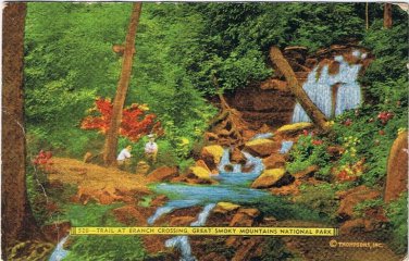 Postcard Rainbow Rocky Spur Trail Great Smoky Mountains National Park