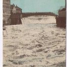New York Postcard Watertown Mill Street Bridge & Falls