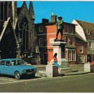 Postcard Oliver Cromwell Statue St Ives United Kingdom