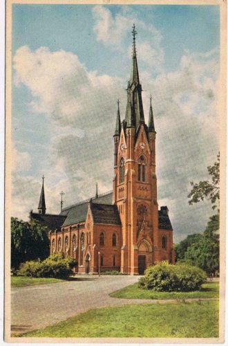 Sweden Postcard Norrkoping Matteus Kyrka St Matthews Church 1956