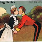 Comic Postcard Mooning Series Farewell Kiss Miller & Lang 1910