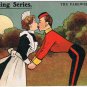 Comic Postcard Mooning Series Farewell Kiss Miller & Lang 1910