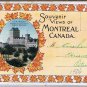 Quebec Postcard Booklet Montreal
