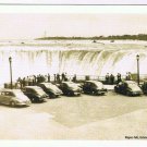 Ontario Postcard Niagara Falls Old American Cars 1940s Classic Lineup