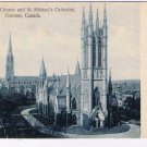 Ontario Postcard Toronto Metropolitan Church St Michaels Cathedral Merrill