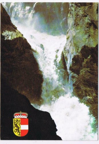 Austria Postcard St Johann im Pongau Kesselfall Waterfall