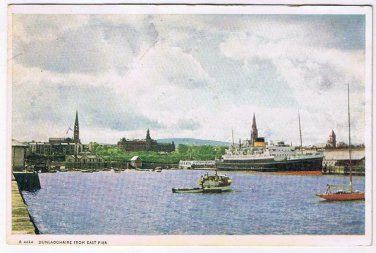 Ireland Postcard Dun Laoghaire From East Pier