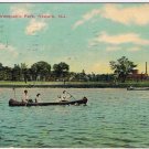 Postcard Canoeing At Weequahic Park Newark New Jersey