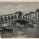 Postcard Venice Ponte di Rialto Bridge Italy