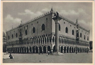 Postcard Venice Palazzo Ducale Palace Italy