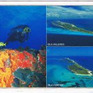 Mexico Postcard Isla Mujeres Isla Contoy Multi View