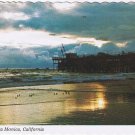 Postcard Sunset Santa Monica Pier California