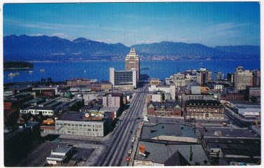 Postcard Customs & Marine Building Vancouver BC