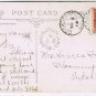 Greetings Postcard Happy Birthday Bluebirds Nest Wild Roses 1919 Broken Circle