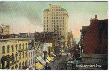 Ontario Postcard Toronto Yonge St Looking South 1910 Pugh