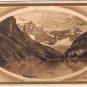 Alberta Postcard Embossed Lake Louise Laggan Canadian Rockies CPR Railway