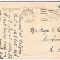 Alberta Postcard Embossed Lake Louise Laggan Canadian Rockies CPR Railway