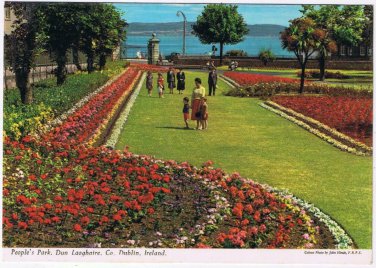 Ireland Postcard Dublin People's Park Dun Laoghaire Harbour