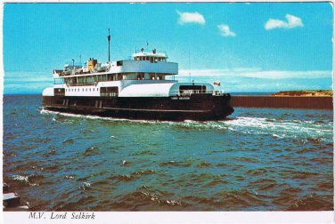 Prince Edward Island PEI Postcard MV Lord Selkirk Wood Island to Caribou NS