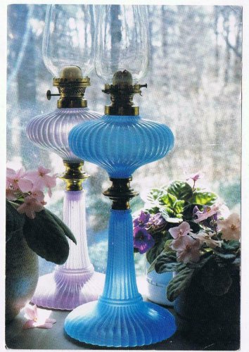Ontario Postcard Toronto Black Creek Pioneer Village Kerosene Lamps