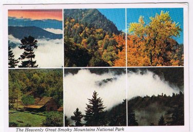 North Carolina Postcard Heavenly Great Smoky Mountains National Park Multi View