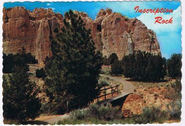 New Mexico Postcard Gallup Inscription Rock El Morro National Monument