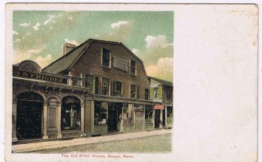 Massachusetts Postcard Salem The Old Witch House