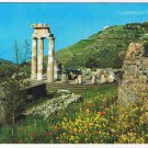 Greece Postcard Delphi Temple Of Athena Pronaea