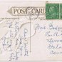 Postcard Embossed Joyful Easter Bunny Rabbit Lilies Detroit 1925