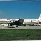 Postcard Airplane Douglas DC-6B AERO Venezuela