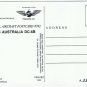 Postcard Trans Australia DC-6B Historical Aircraft Limited Edition 98 of 600