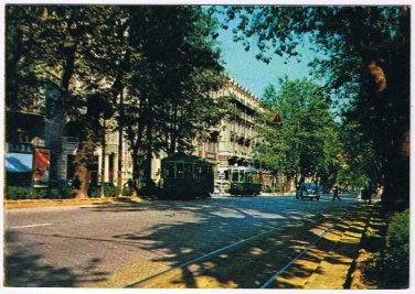Italy Postcard Torino Corso Vittorio Emanuele