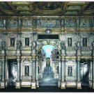 Italy Postcard Vicenza Olympic Theatre The Stage