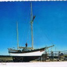 Nova Scotia Postcard Boat Building Ocean Province